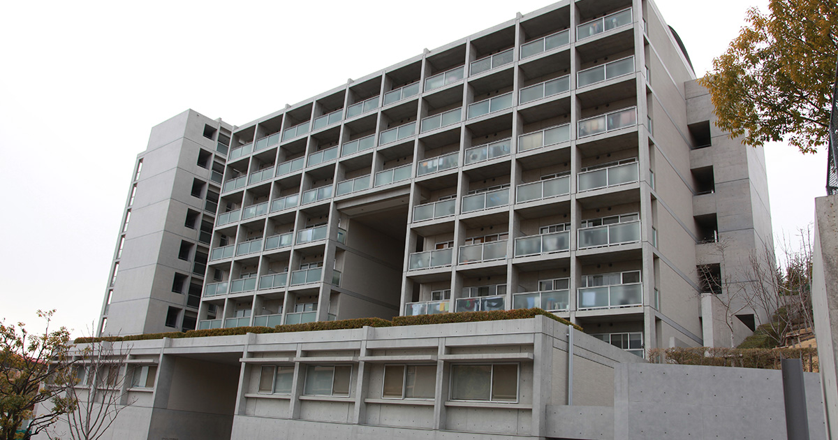 六甲の集合住宅Ⅲ | 日本建築めぐり | 建築パース.com